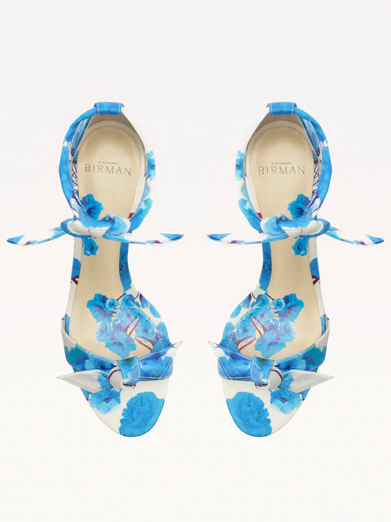 Clarita 60 Floral Blue Sandal