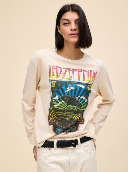Led Zeppelin Reflection Crew Long Sleeve – AMY Atelier