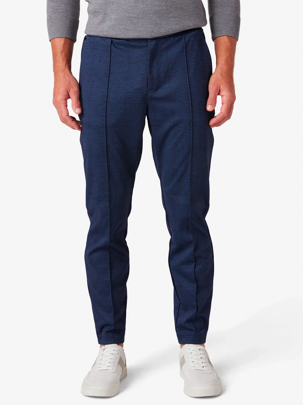 Parker Jogger in Navy Prince of Wales