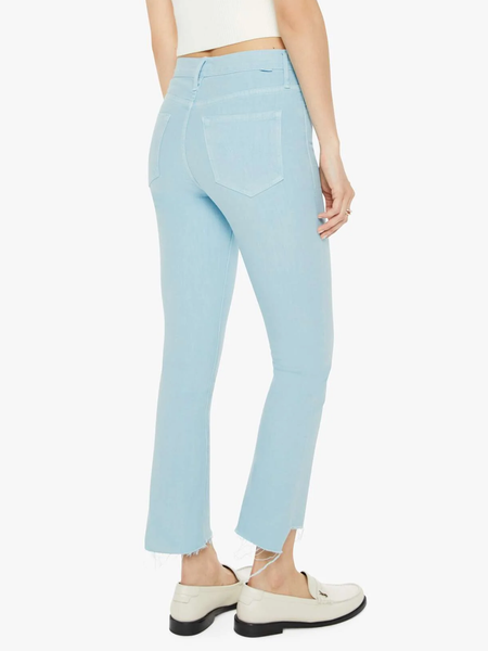 The Insider Crop Step Fray in Blue Glow – Amy Atelier