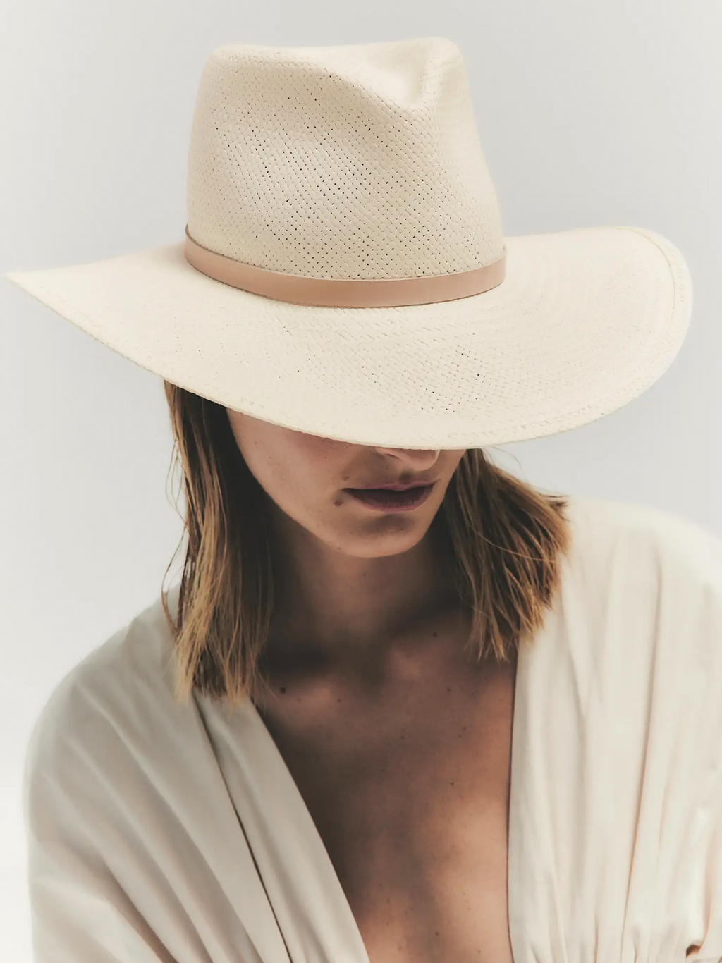 Sherman Packable Straw Hat in Natural