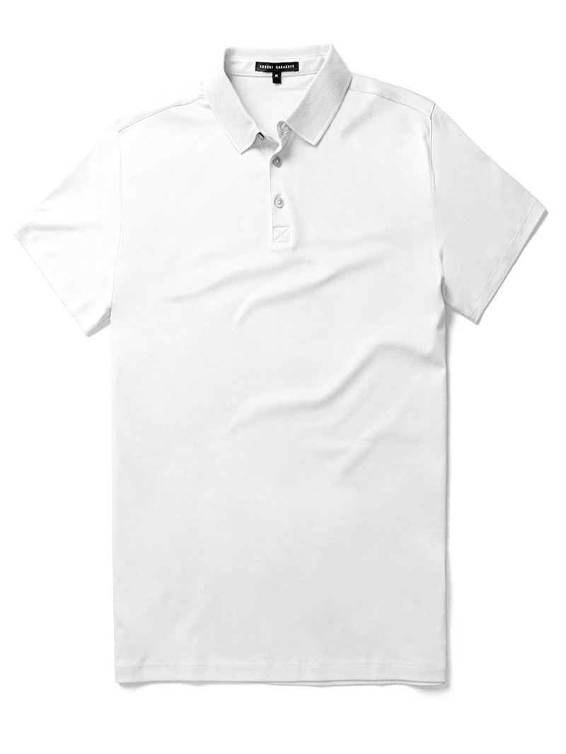 Georgia Short Sleeve Polo in White