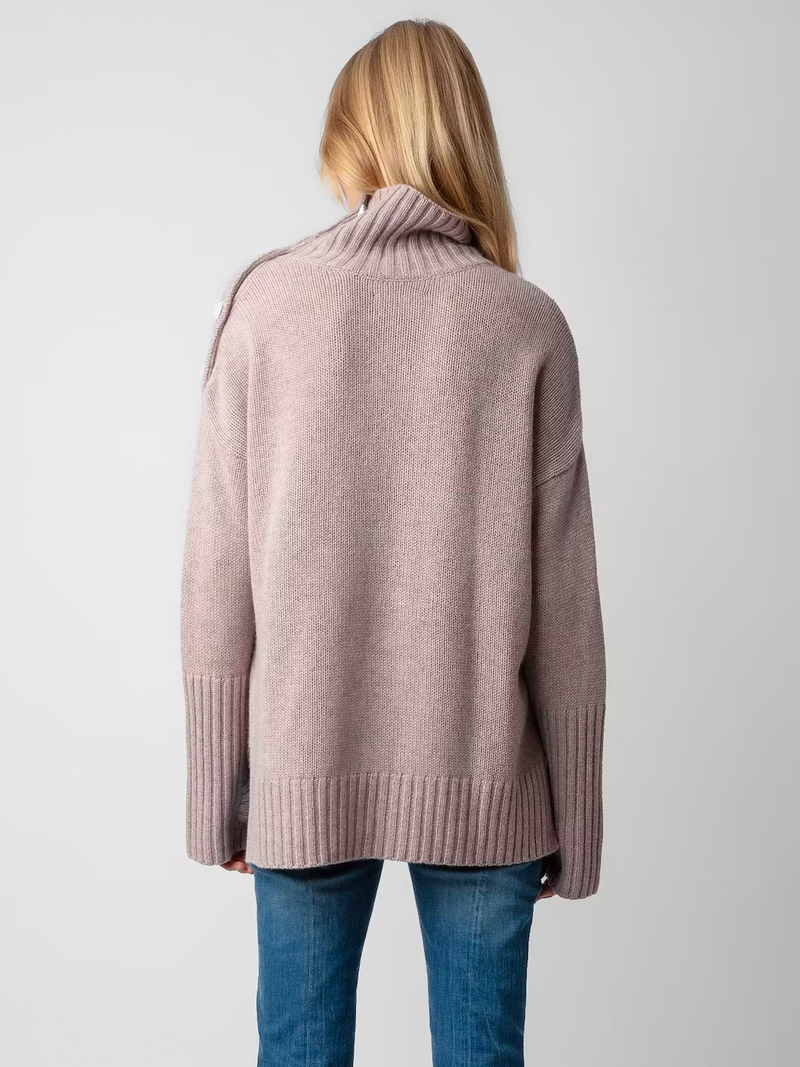 Alma Cashmere Turtleneck Sweater