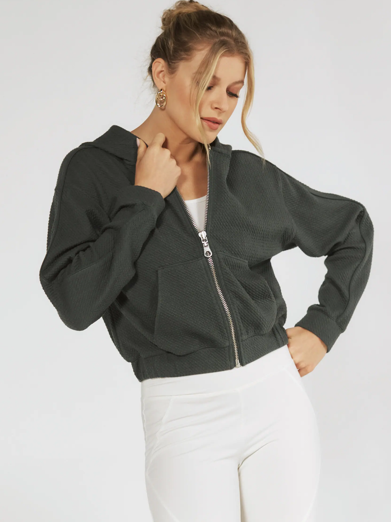 Restoration Full-Zip Hoodie in Basil