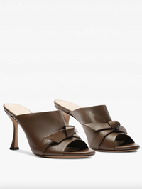 Clarita Retro Mule Brown