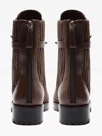 Tresse Combat Bootie Brown