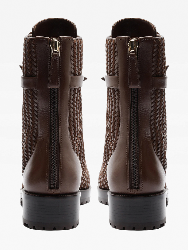 Tresse Combat Bootie Brown