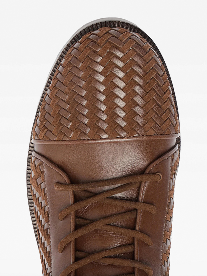 Tresse Combat Bootie Brown