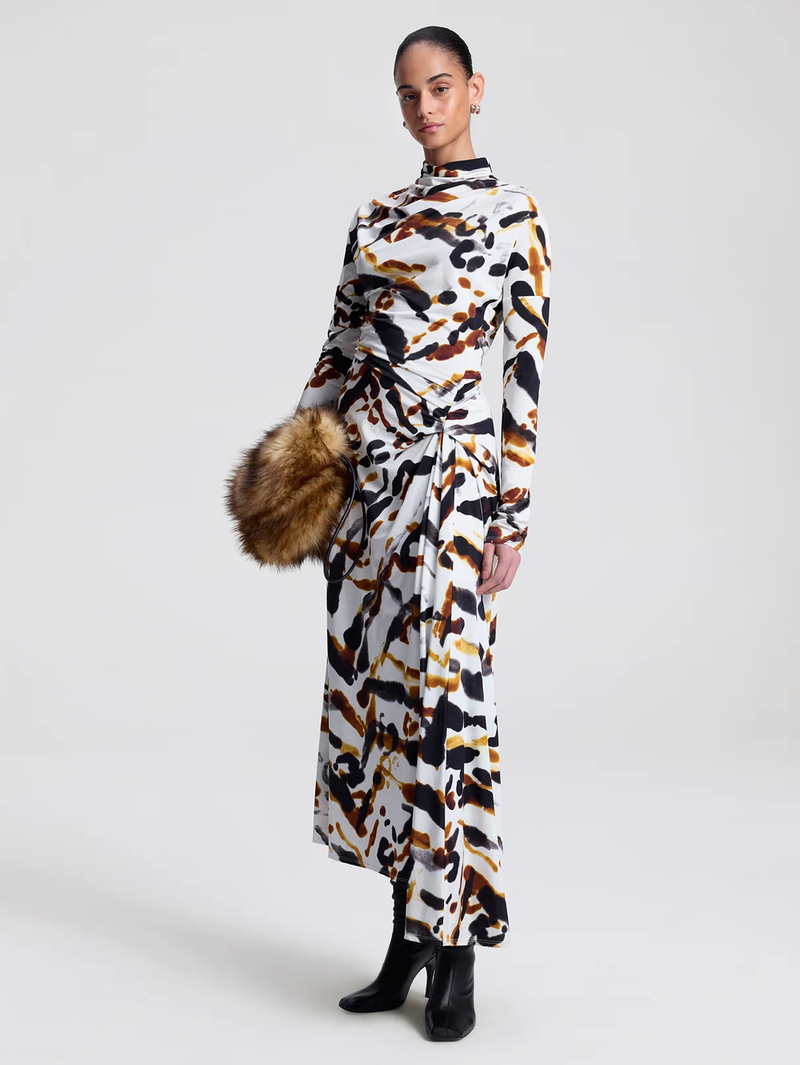 Lia Jersey Printed Maxi Dress