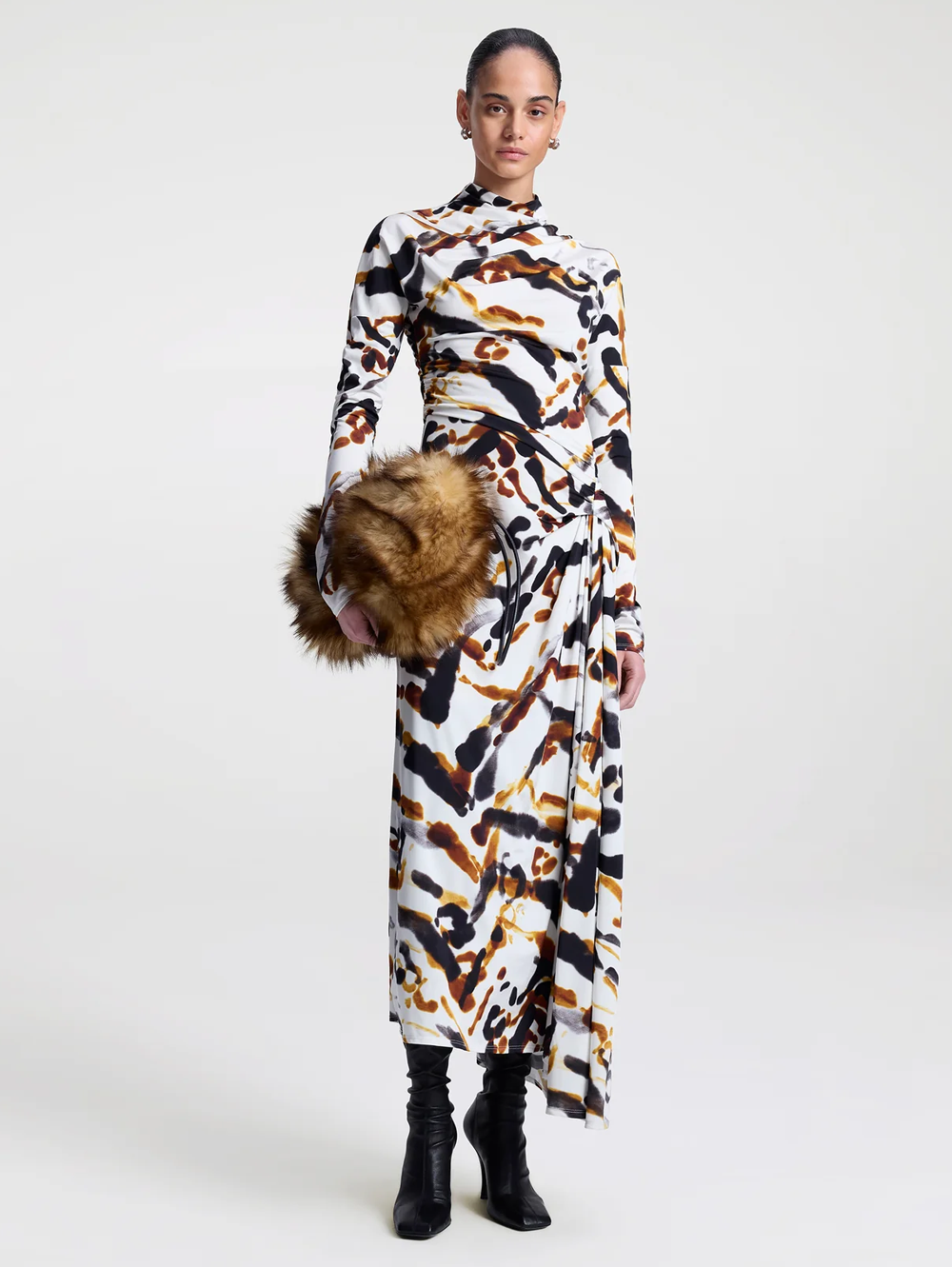 Lia Jersey Printed Maxi Dress