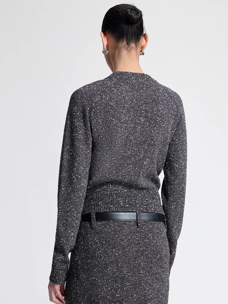 Zoe Boucle Tweed Sweater