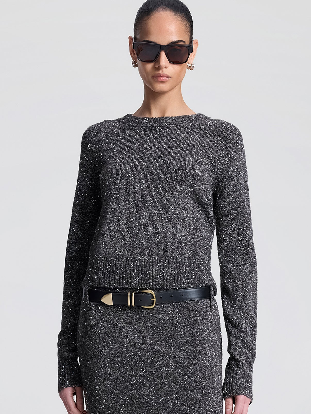 Zoe Boucle Tweed Sweater