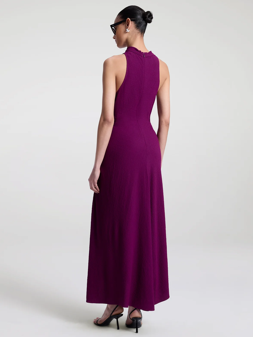 Inez Textured Midi Dress