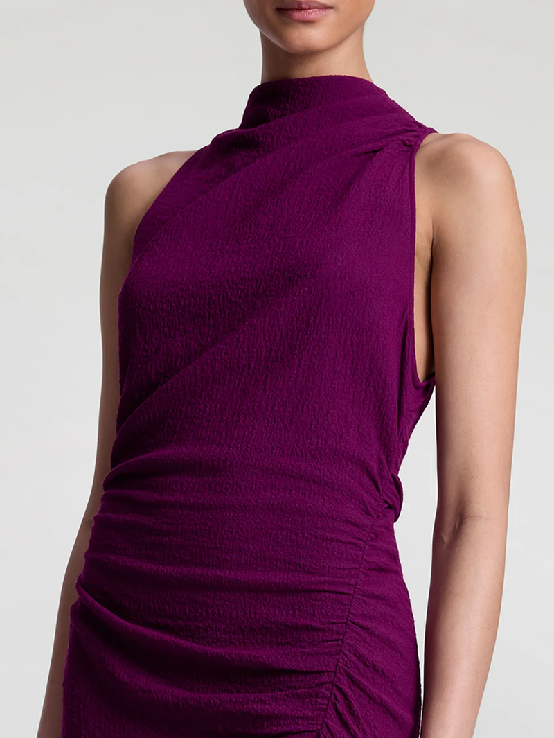 Inez Textured Midi Dress