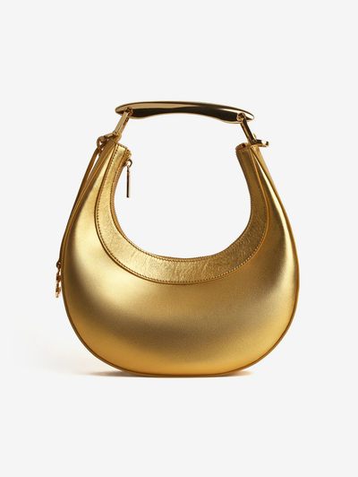 Cecile Mini Bag in Metallic Gold Napa Leather