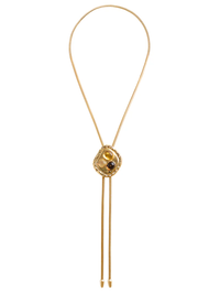 The Joanna Bolo with Citrine, Champagne Rutilated Quartz, and Smokey Topaz in Gold