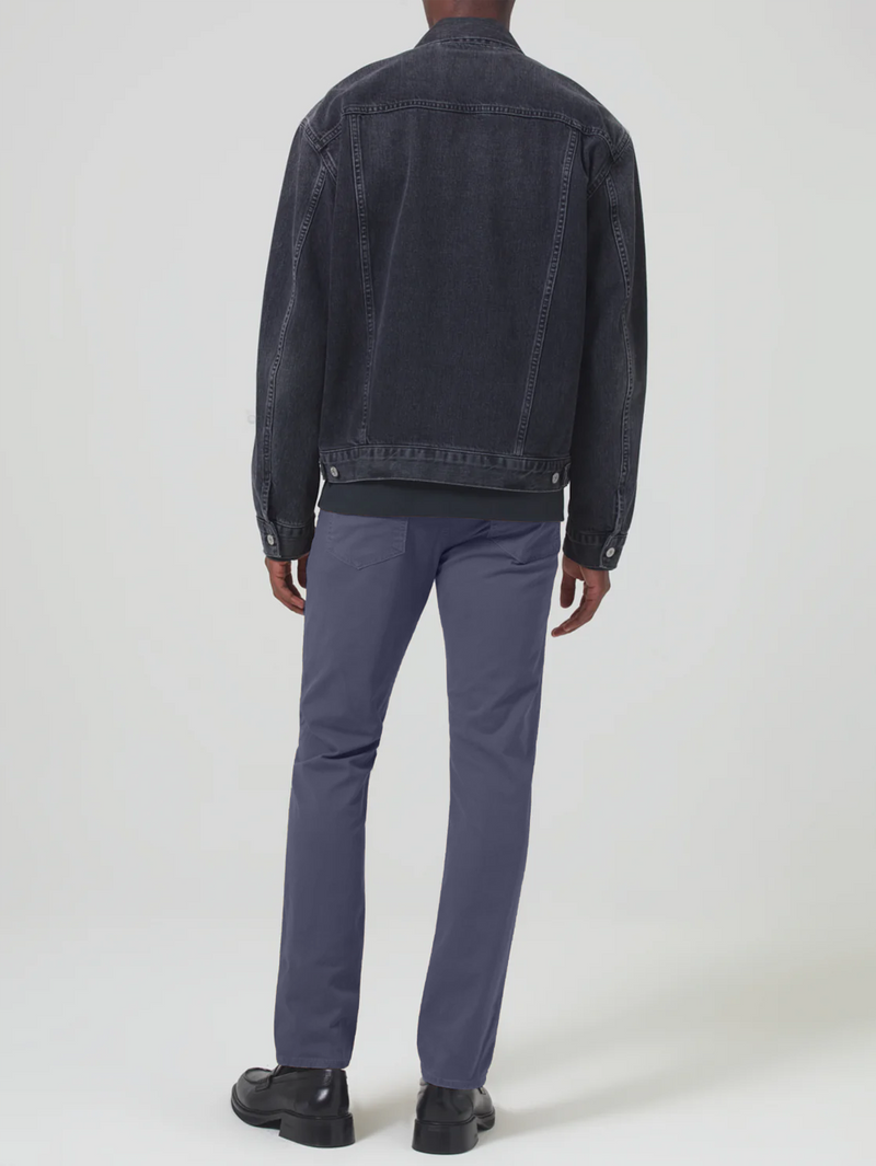 London Tapered Slim Stretch Twill in Deep Blue