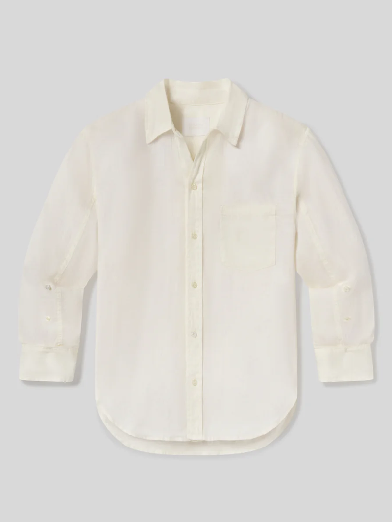 Kayla Shrunken Linen Shirt