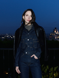 Alma Jacket With Horsebit in Helia