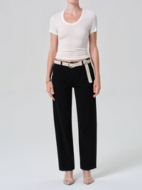 Maude U Neck Tee in Pashmina