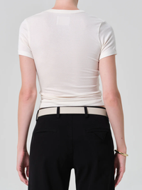 Maude U Neck Tee in Pashmina