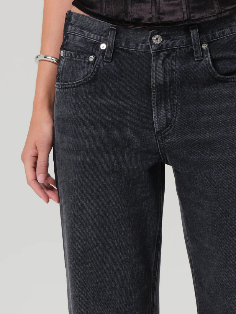 Lindz Easy Straight Tuxedo Stripe in Kuro