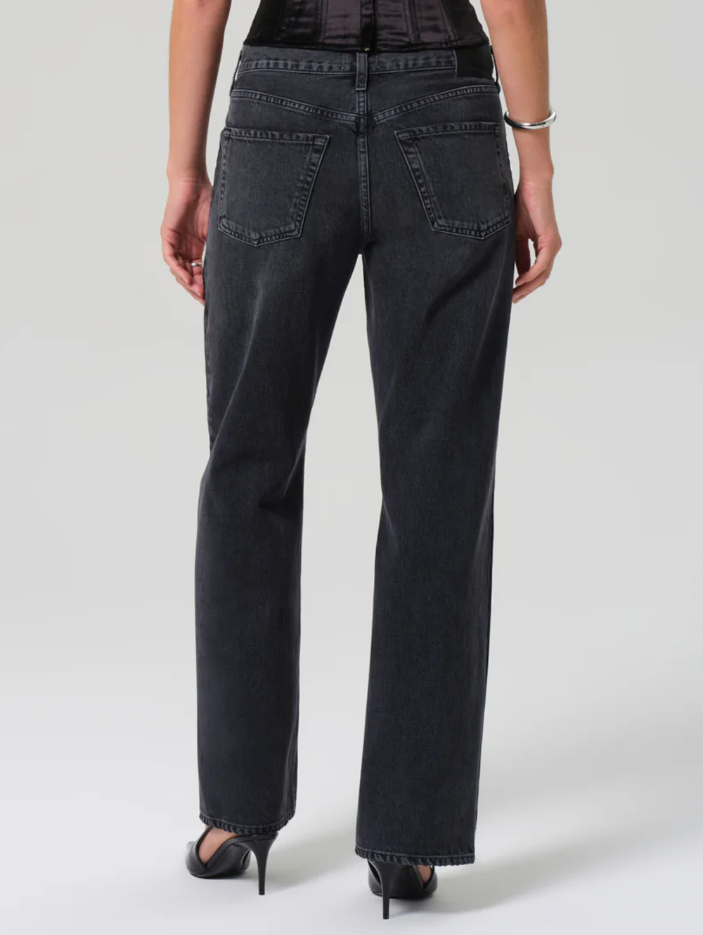 Lindz Easy Straight Tuxedo Stripe in Kuro