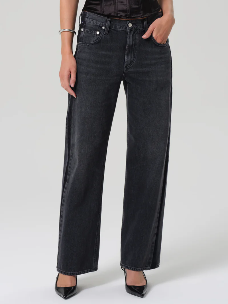 Lindz Easy Straight Tuxedo Stripe in Kuro