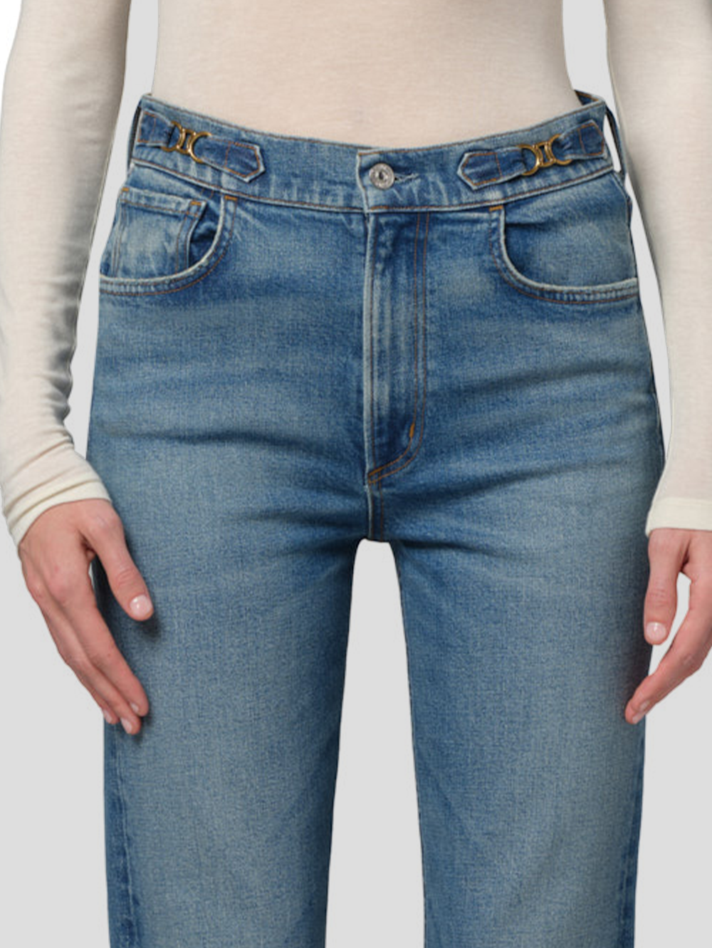 Blaine Horsebit Jean in Alma