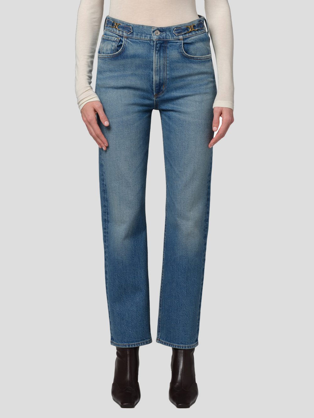 Blaine Horsebit Jean in Alma