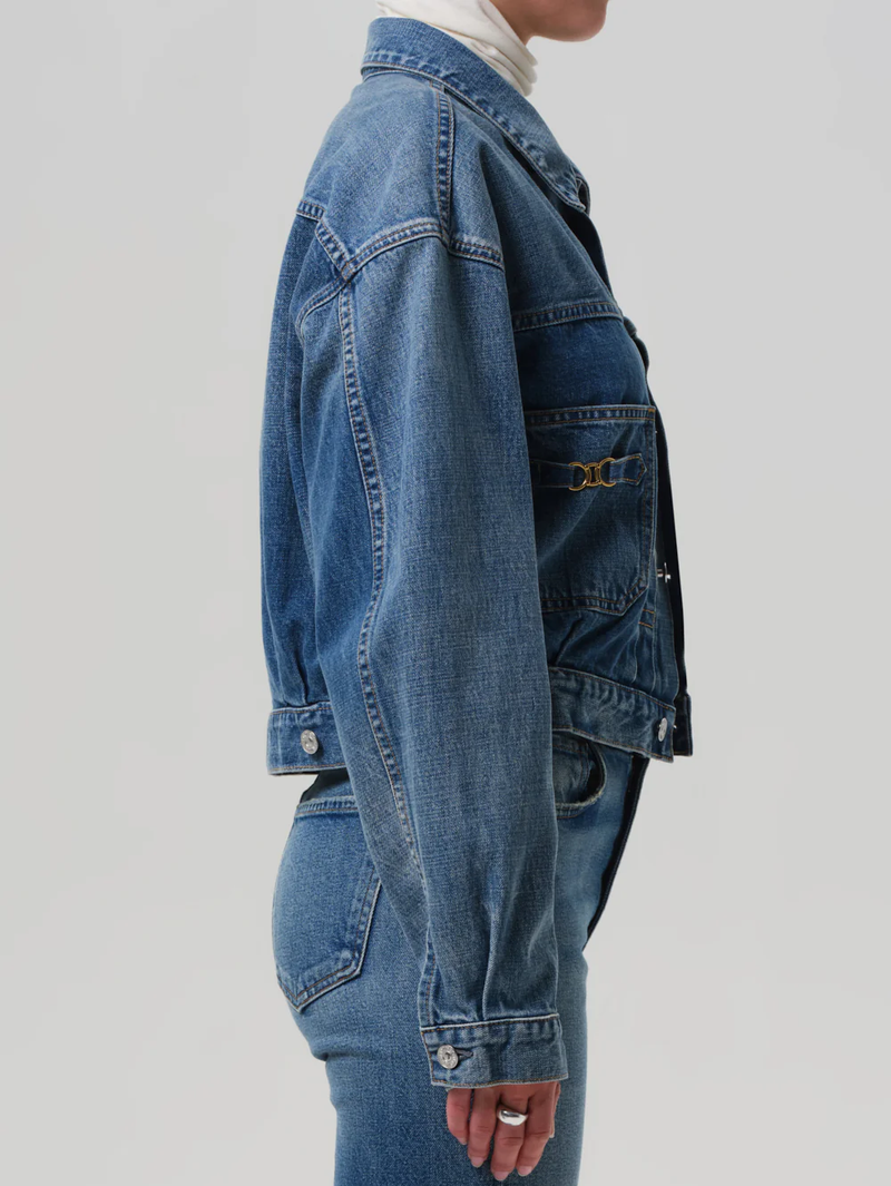 Alma Jacket With Horsebit in Sweetzer