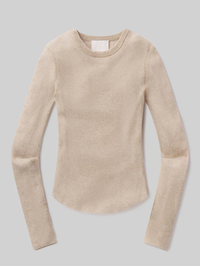 Alessia Crewneck Sweater in Oatmeal