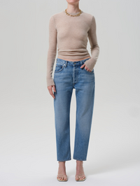 Alessia Crewneck Sweater in Oatmeal