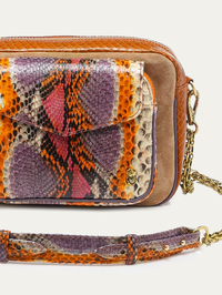 Charly Bag in Rosavande Python