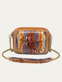 Charly Bag in Rosavande Python