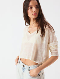 Epaky Top in Ecru