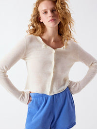 Epaky Cardigan in Ecru