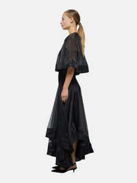 Emmi Midi Skirt in Black
