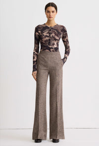 High Rise Wide Leg Pant