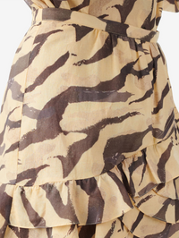 Dauna Tiger Print Skirt