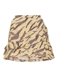 Dauna Tiger Print Skirt