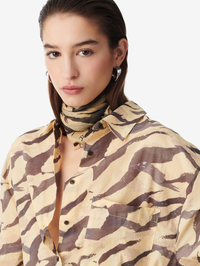 Deriana Tiger Print Top