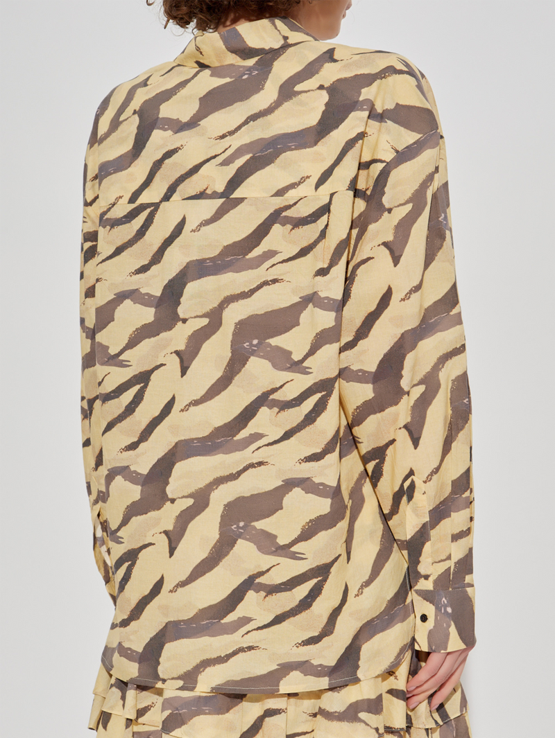 Deriana Tiger Print Top