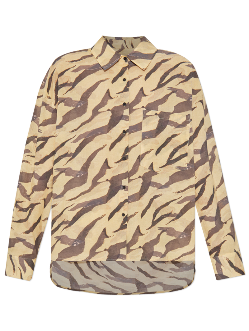 Deriana Tiger Print Top