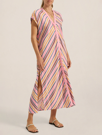 Cythera Samos Stripe Caftan