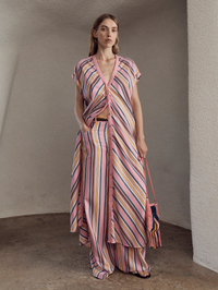 Cythera Samos Stripe Caftan