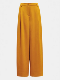 Katerina Wide Leg Pants in Caramel Drip