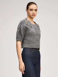 Millicent Cardigan in Heather Grey