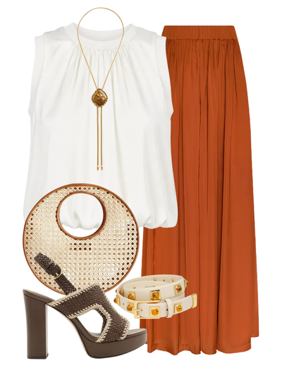 Peia Top in Ivory — Shop The Look | AMY Atelier