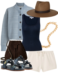 STL Bobypark Drawstring Short in Ecru